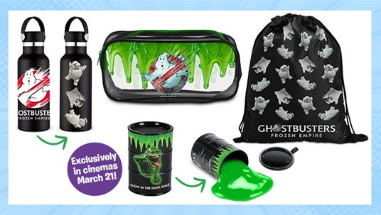TOTAL GIRL APR’24 A GHOSTBUSTERS: FROZEN EMPIRE MERCH PACK GIVEAWAY
