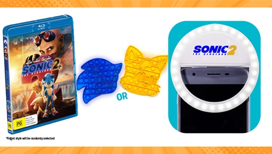 TOTAL GIRL SEP’22 A SONIC THE HEDGEHOG 2 BLU-RAY AND MERCH PACK GIVEAWAY