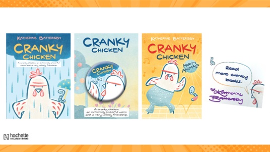 TOTAL GIRL SEP’22 A CRANKY CHICKEN BOOK PACK GIVEAWAY