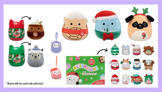 TOTAL GIRL NOV/DEC’25 HOLIDAY SQUISHMALLOWS PRIZE PACK GIVEAWAY