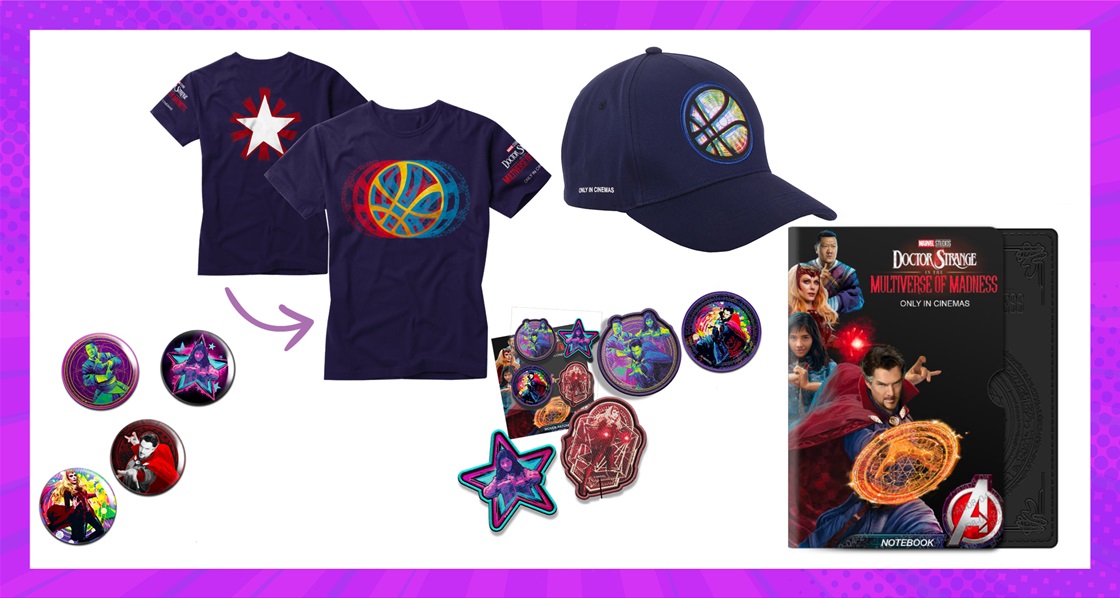 TOTAL GIRL JUL&#8217;22 DOCTOR STRANGE IN THE MULTIVERSE OF MADNESS DVD RELEASE MERCH PACK GIVEAWAY