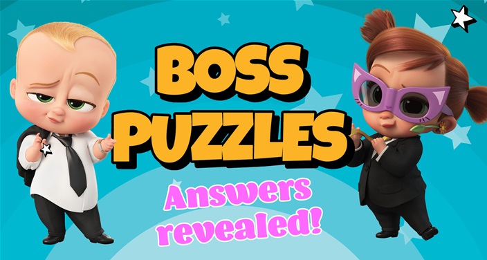 Baby Talk! (SPOILERS) Boss Baby Puzzle Answers Revealed!