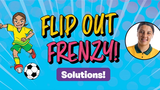Sam Kerr: Flip Out Frenzy (SPOILERS) puzzle solutions!
