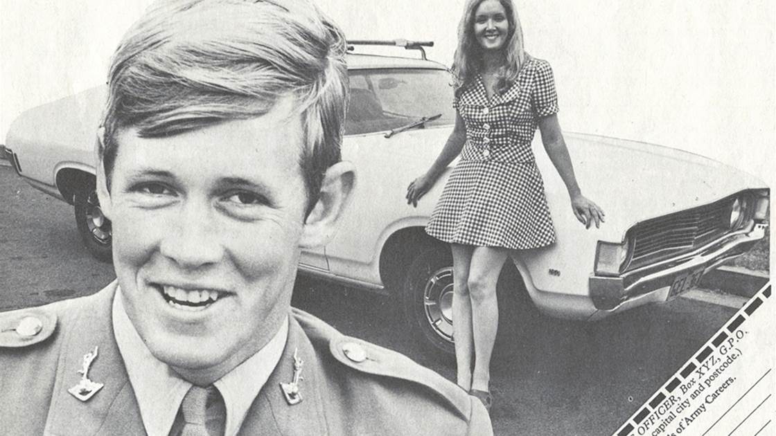 Would you join the army for a Ford Falcon coupe?