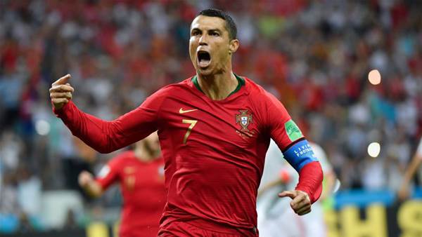 Ronaldo's hat-trick earns Portugal 3-3 draw with spain