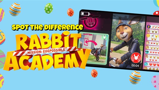 Mission eggpossible! Rabbit Academy spot the difference