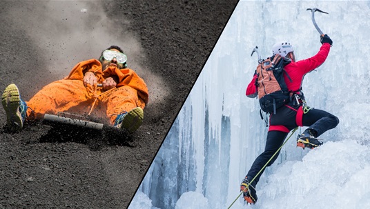 Which activity is more extreme?