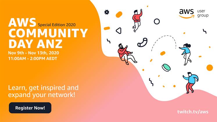 Join us for AWS Community Days - online edition (Nov 9-13)