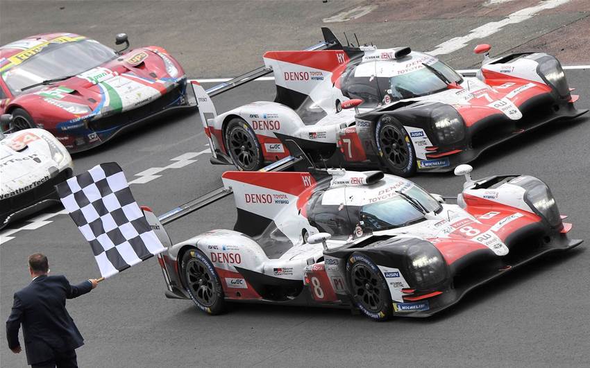 Alonso and Toyota win le Mans Alonso and Toyota win le Mans