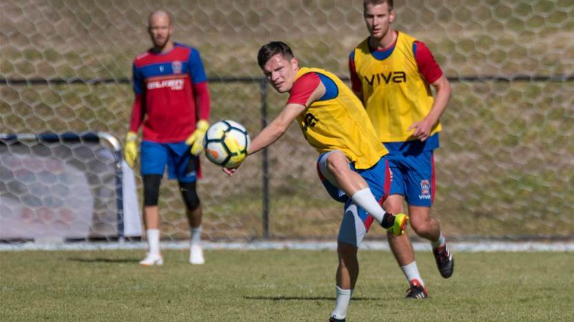 Newcastle Jets train for Spain