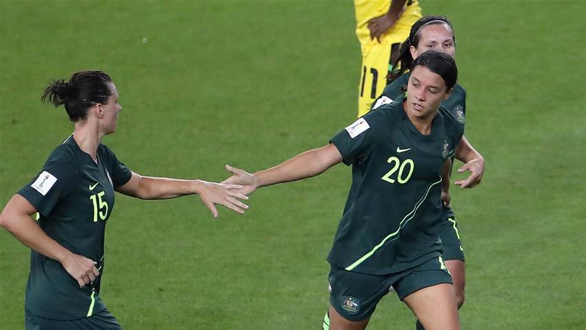 In pics: Sam's Kerr-ific as Matildas smash Jamaica In pics: Sam's Kerr-ific as Matildas smash Jamaica