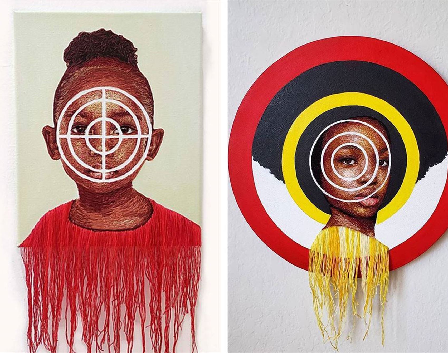 embroidered portraits by nneka jones