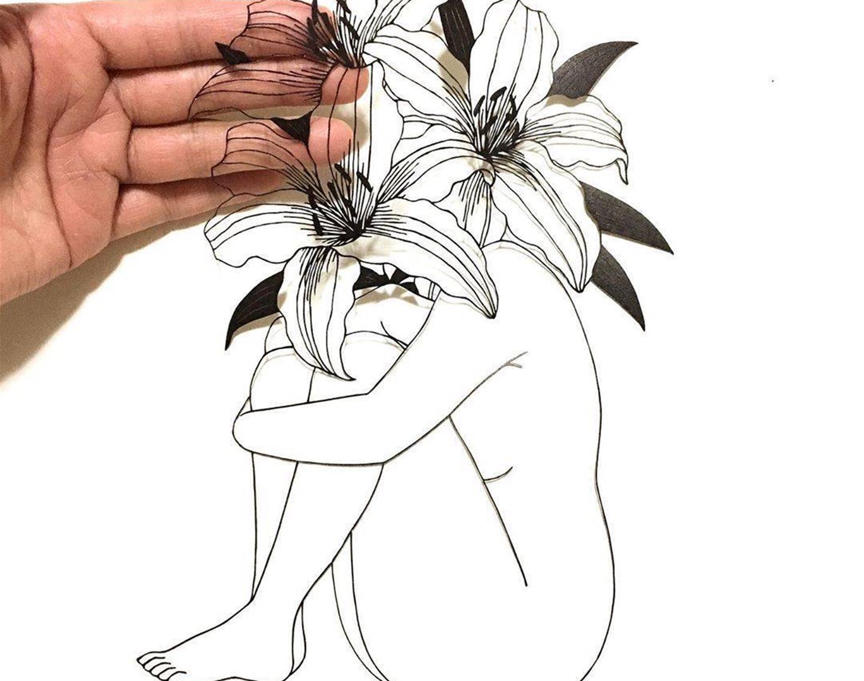 kanako abe’s poetic papercuts