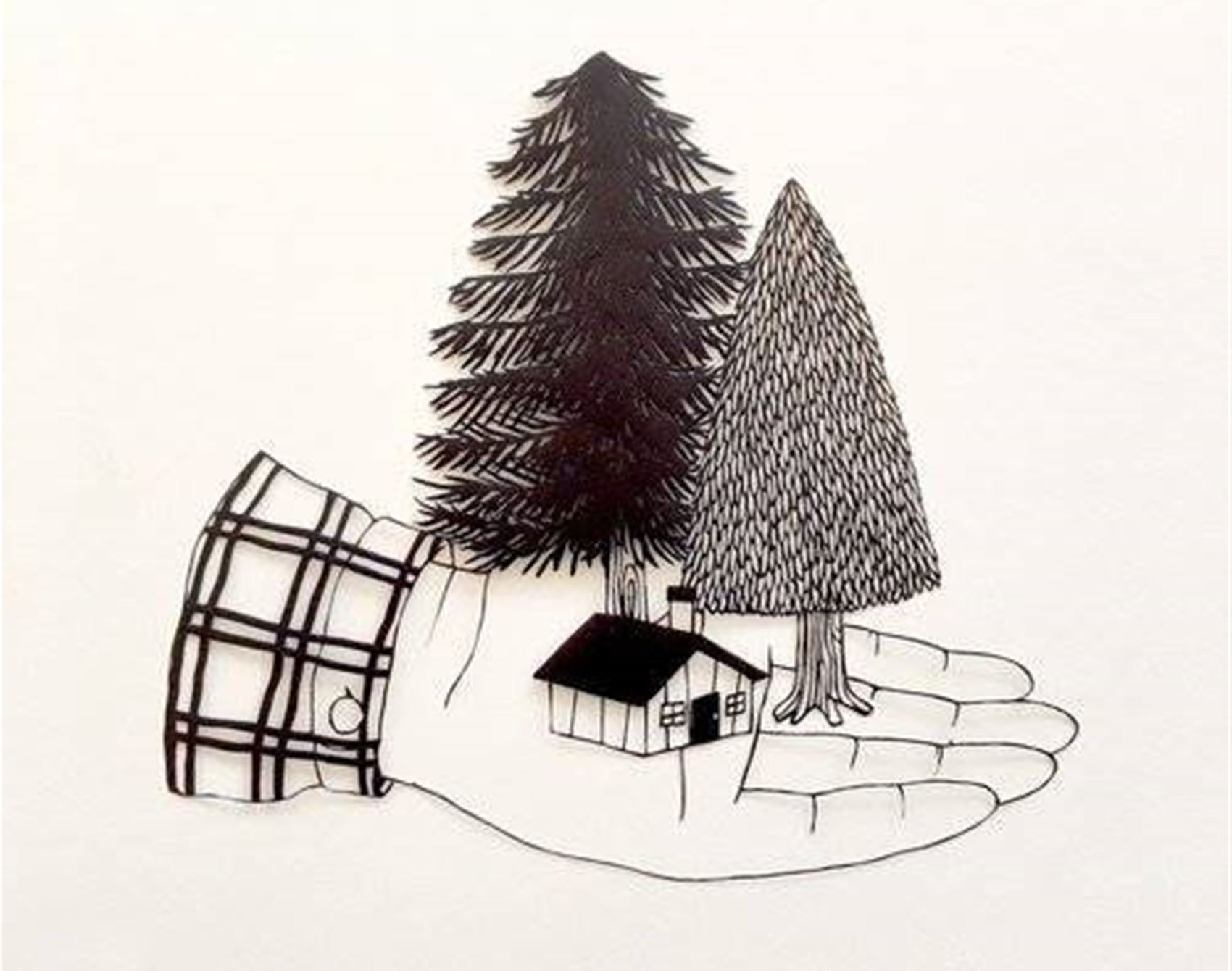 kanako abe’s poetic papercuts