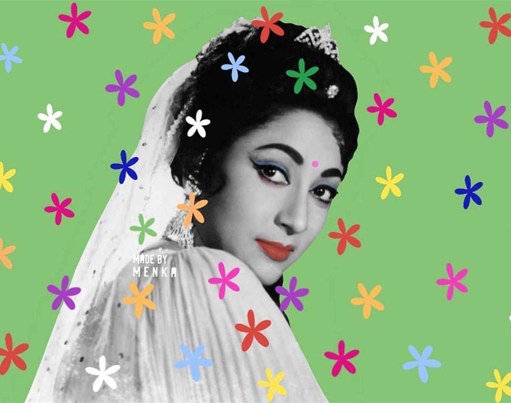 menka kahar makes electrifying collages