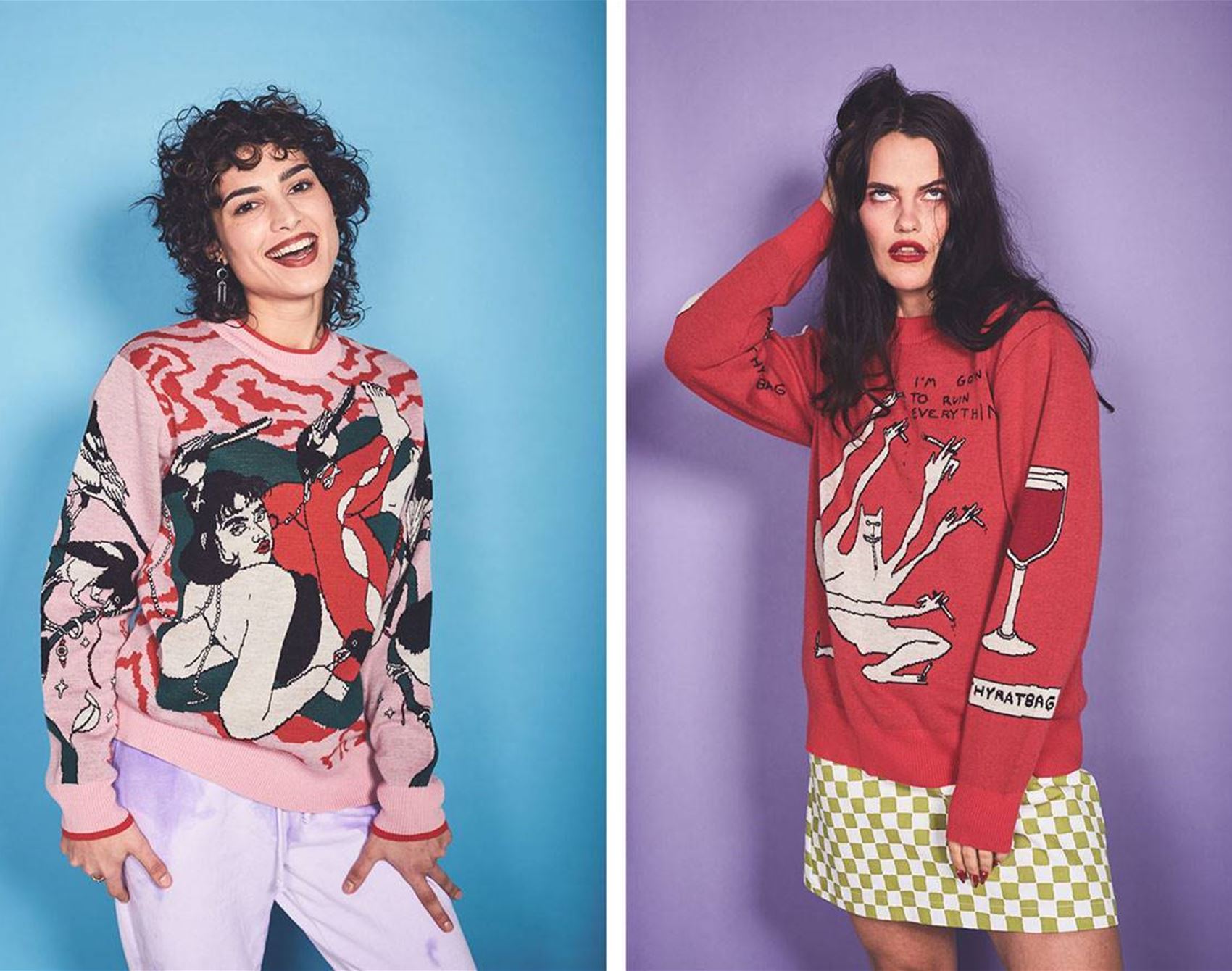 wah-wah goes all out with new art-punk jumpers