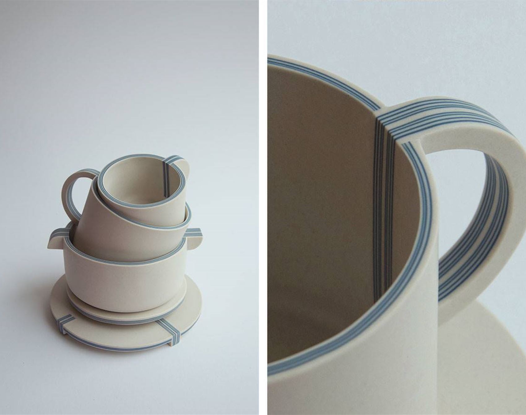 yuting chang’s plywood-inspired porcelain