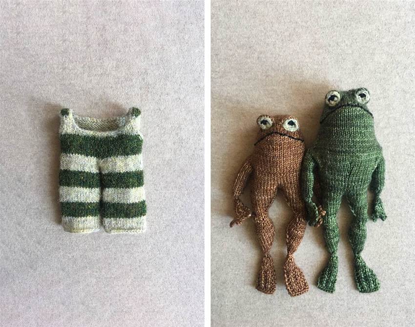 the frog and toad knitting pattern