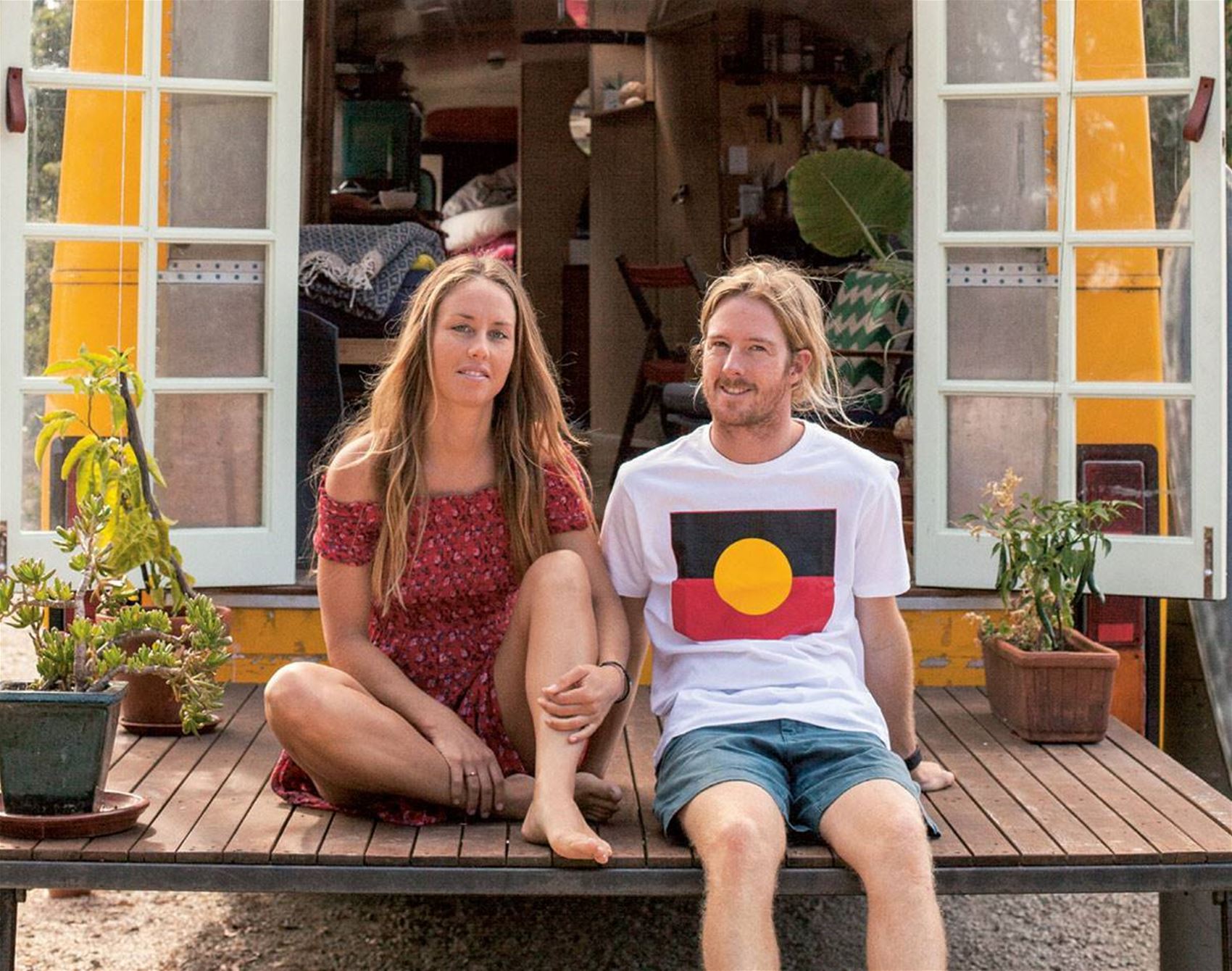 homebodies: emma bäcklund lives in a converted school bus