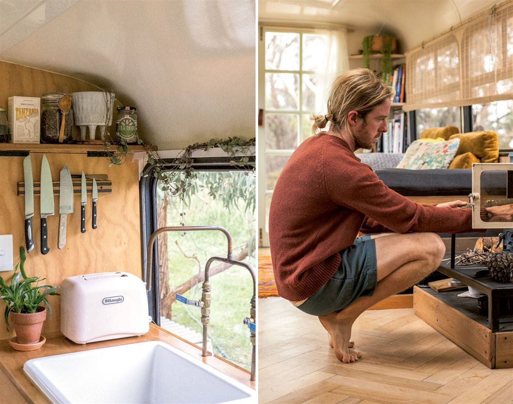 homebodies: emma bäcklund lives in a converted school bus
