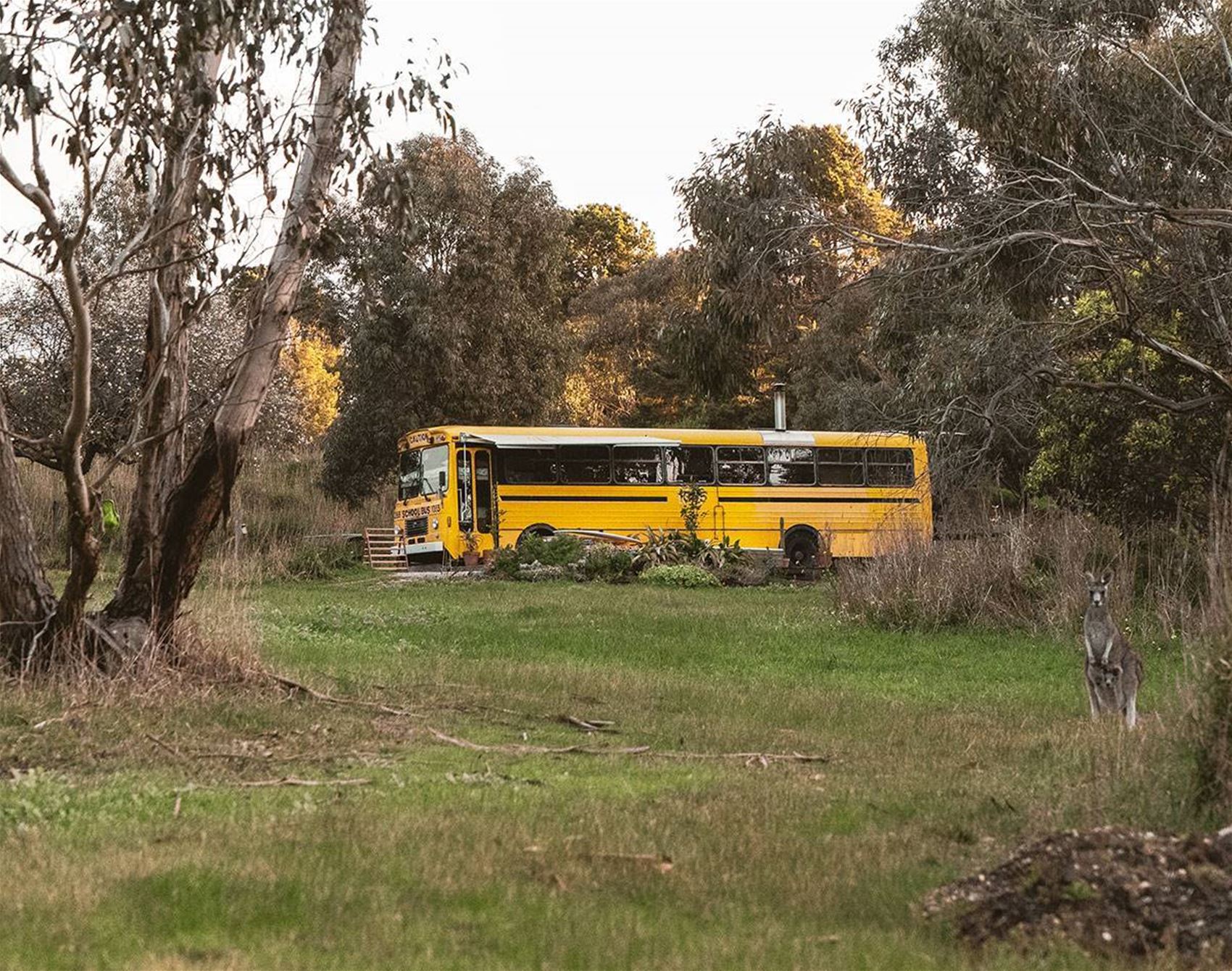 homebodies: emma bäcklund lives in a converted school bus