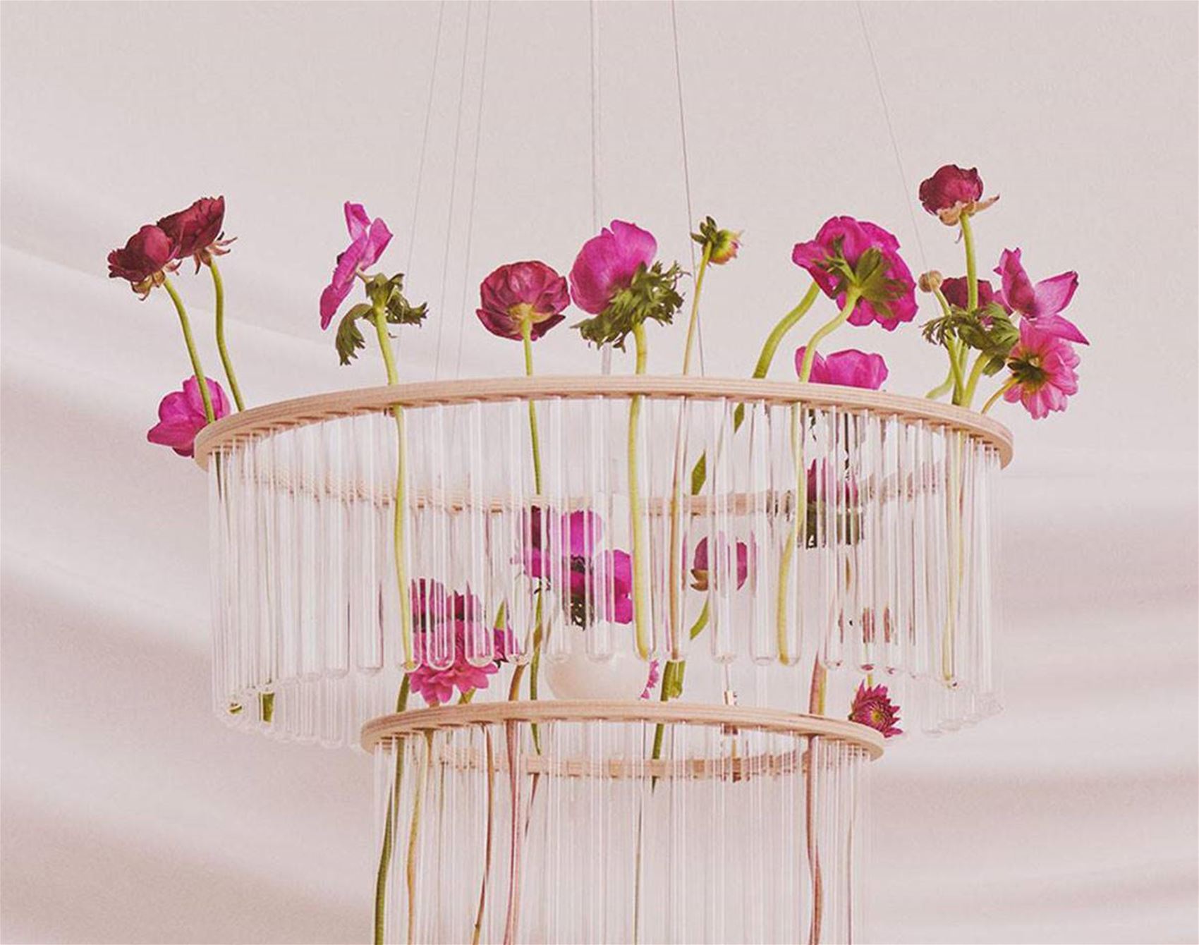 the test tube chandelier