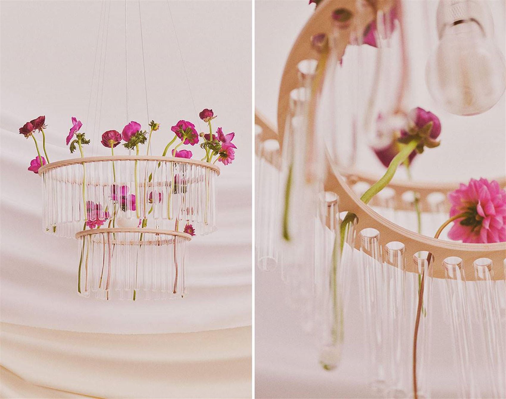 the test tube chandelier