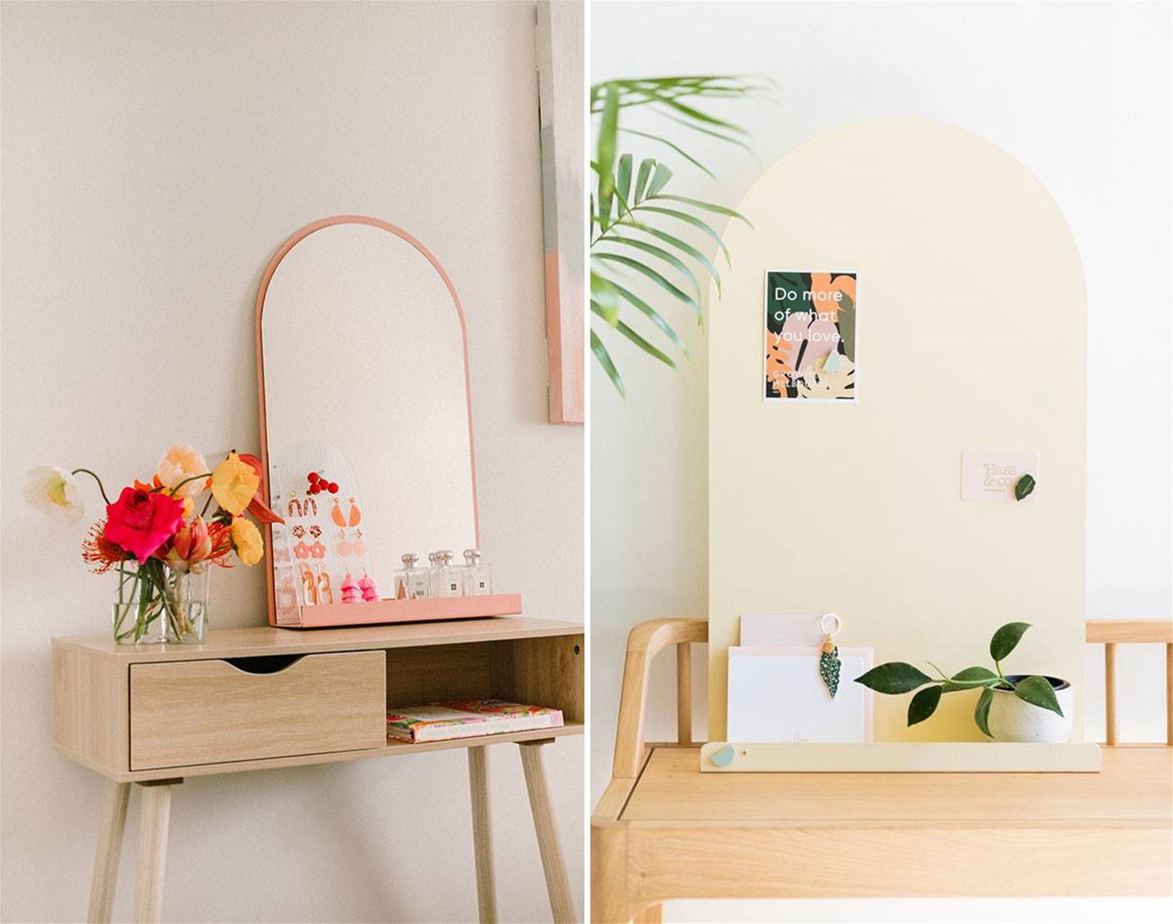 a rather fancy inspiration board