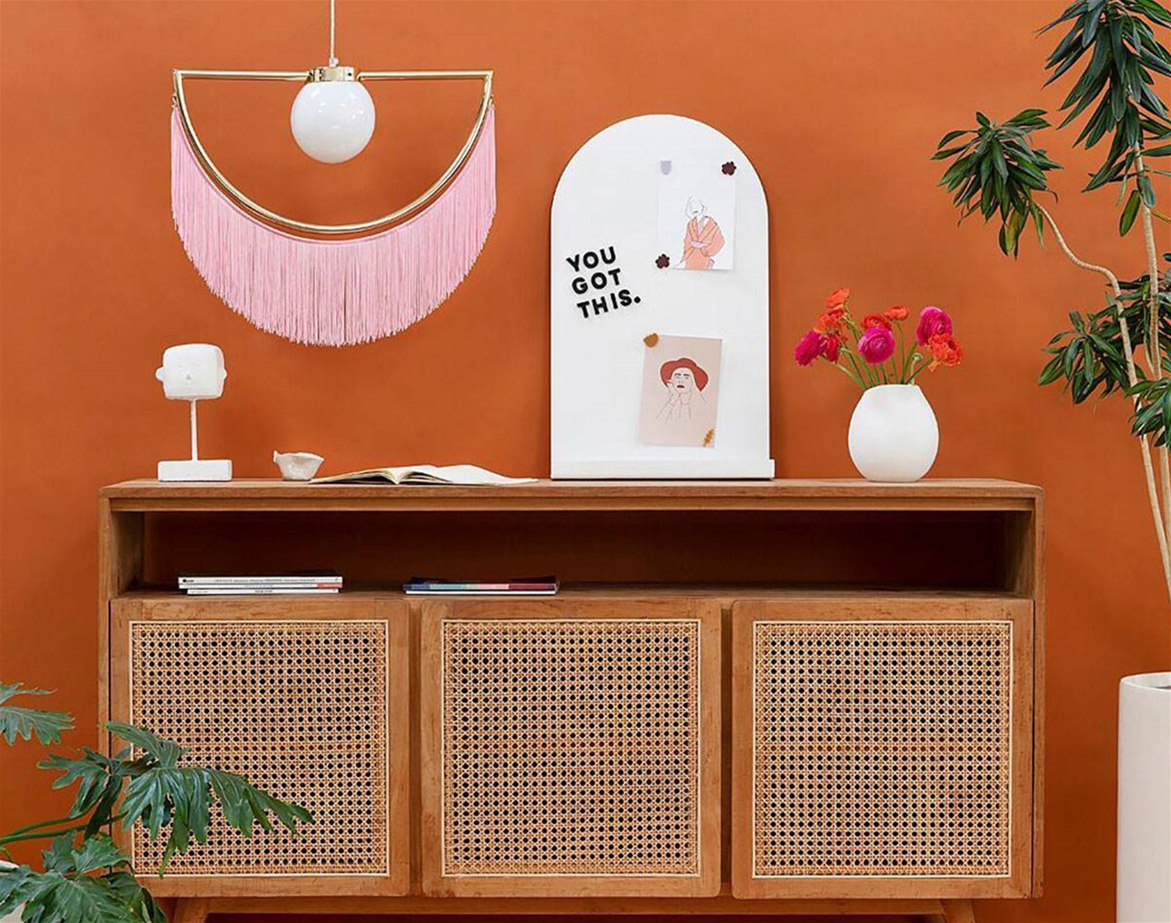 a rather fancy inspiration board