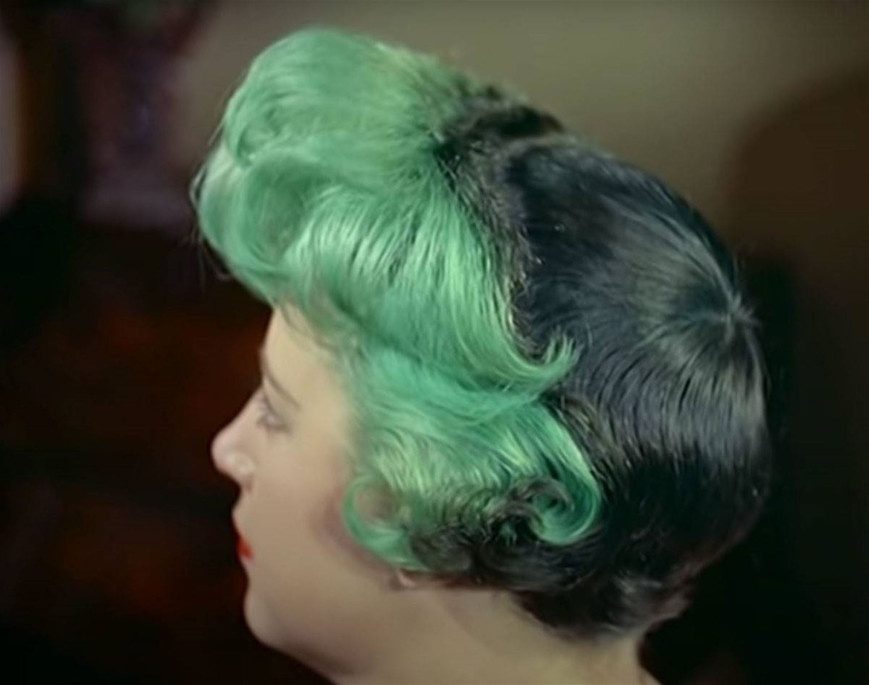 check out these two-tone hairstyles from the ’50s
