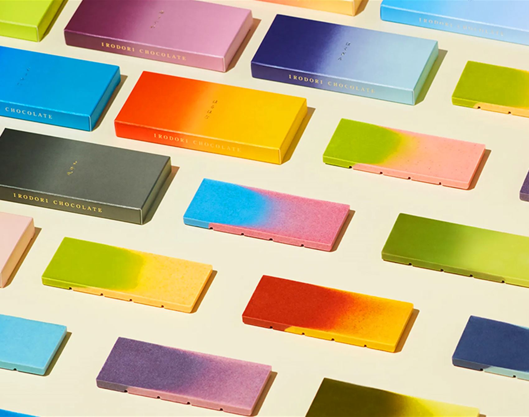 get a load of these gradient chocolate bars