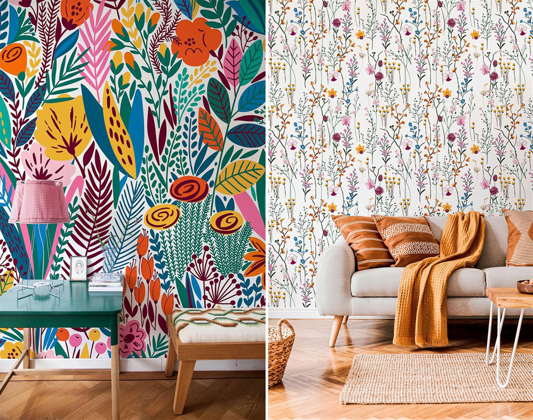 ooh! a whole load of removable wallpaper