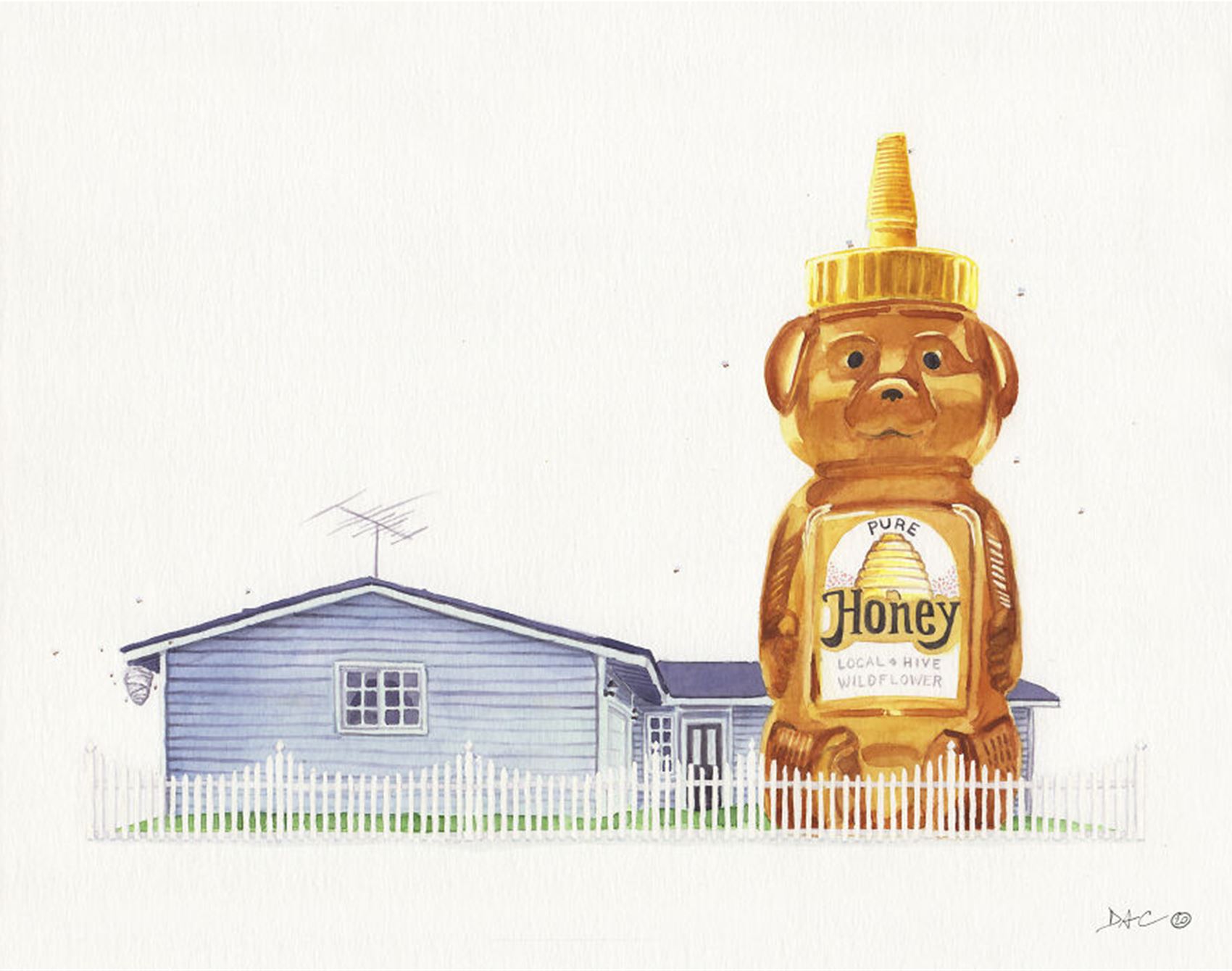 douglas clarke's retro watercolours