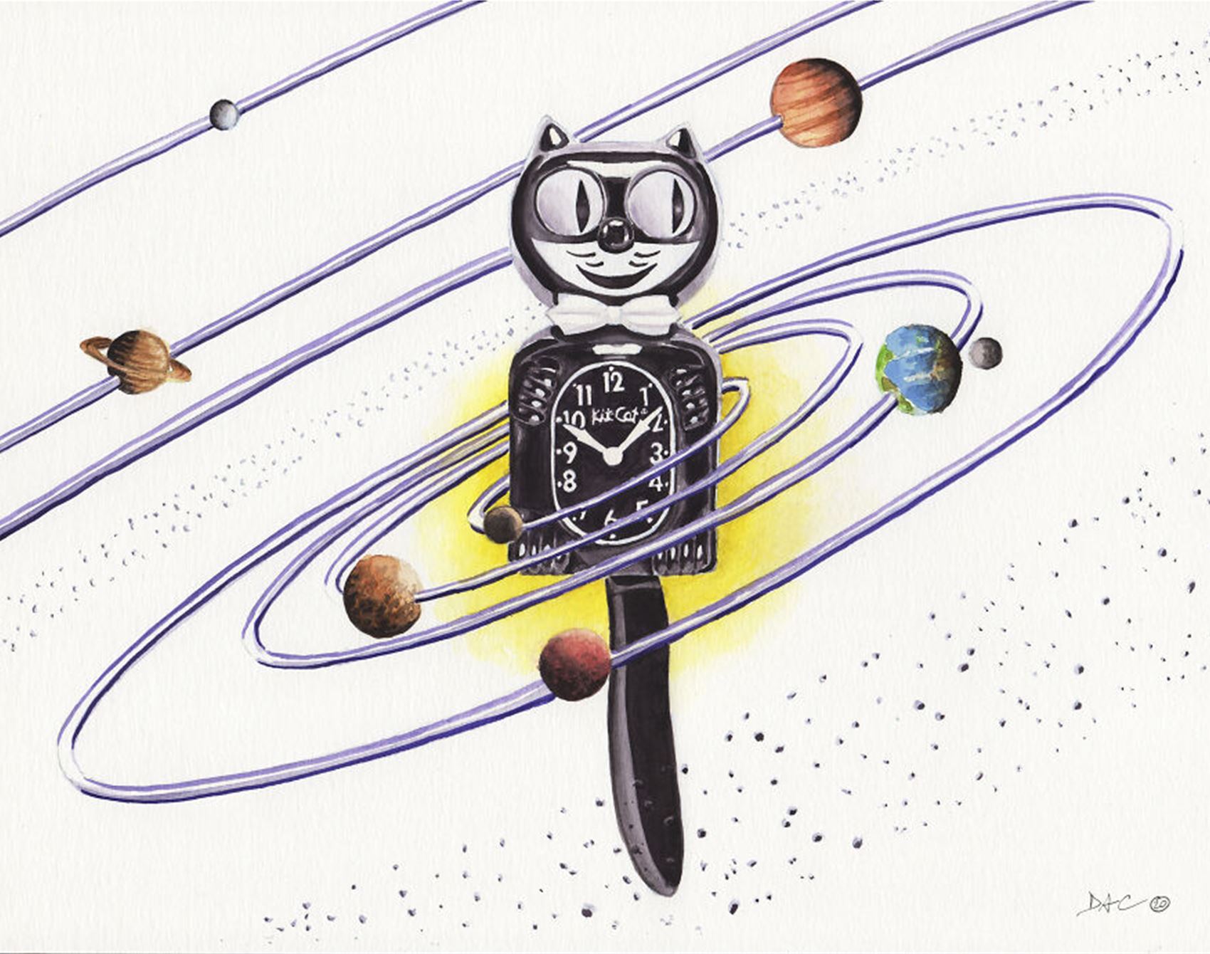 douglas clarke's retro watercolours