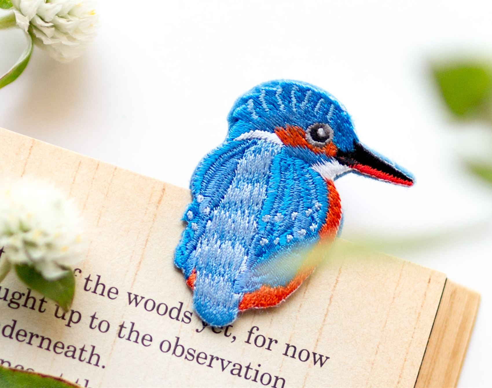 save your page with an embroidered critter