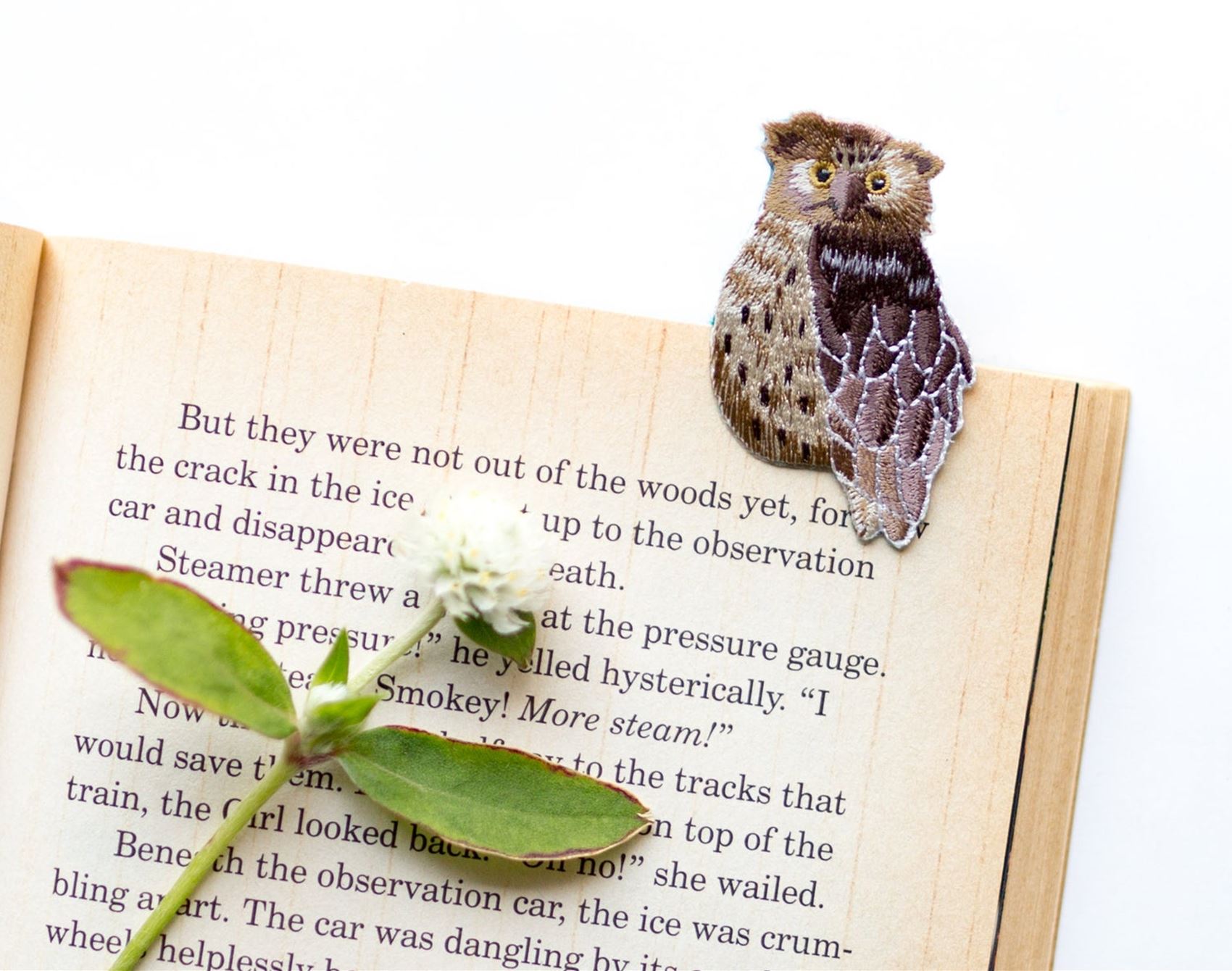 save your page with an embroidered critter