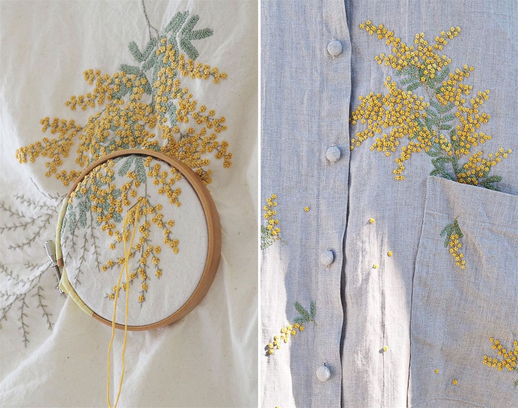 admire juno embroidery’s fluffy, 3D stitches