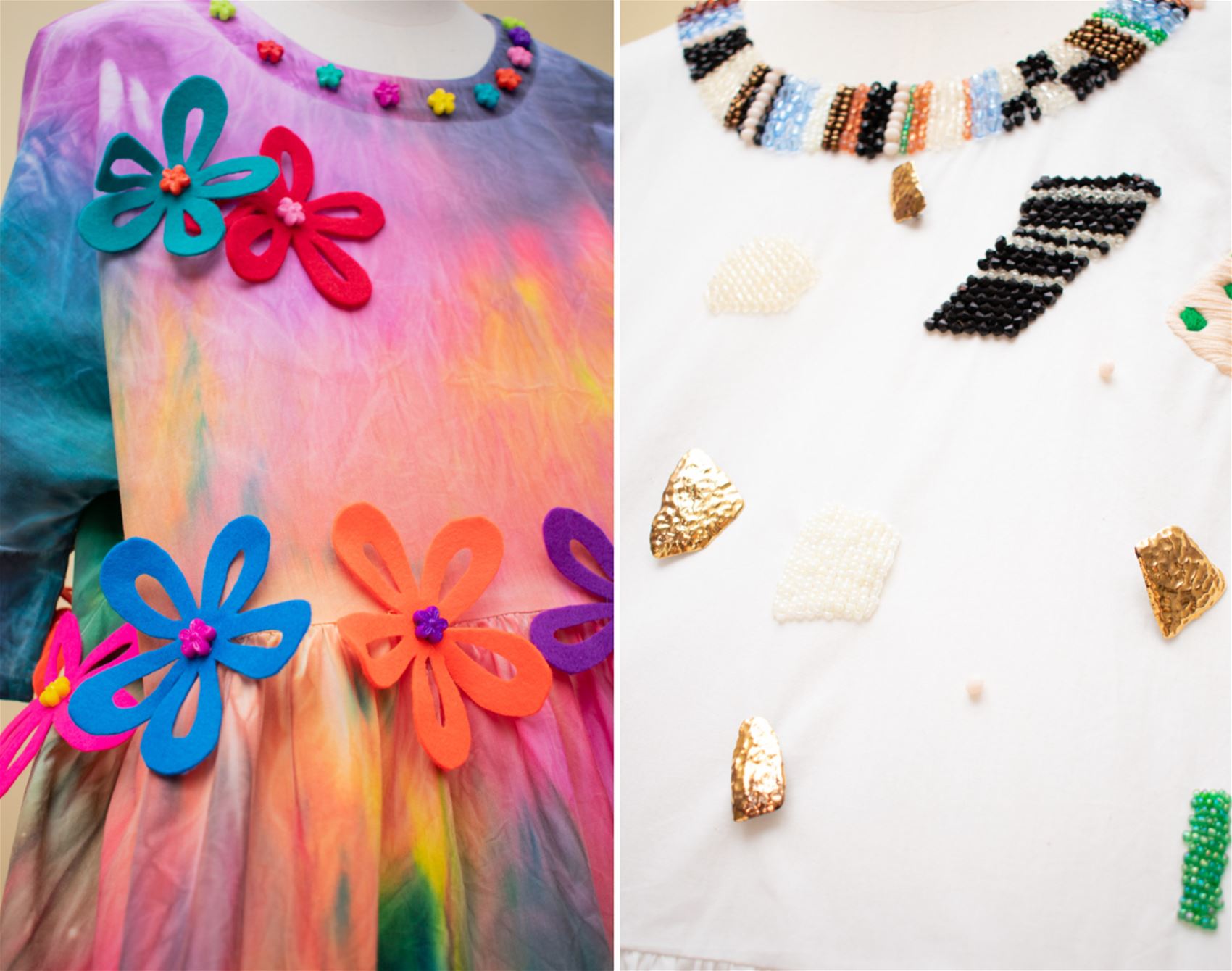 fashion meets art in the tent dress project