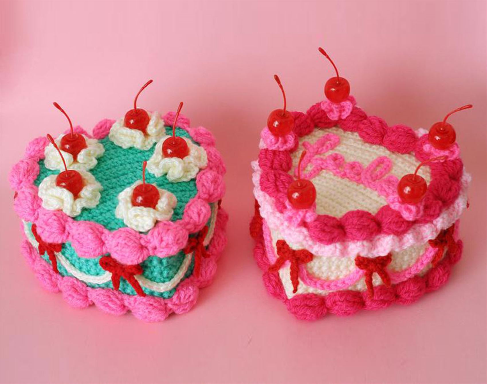learn how to make a crocheted cake