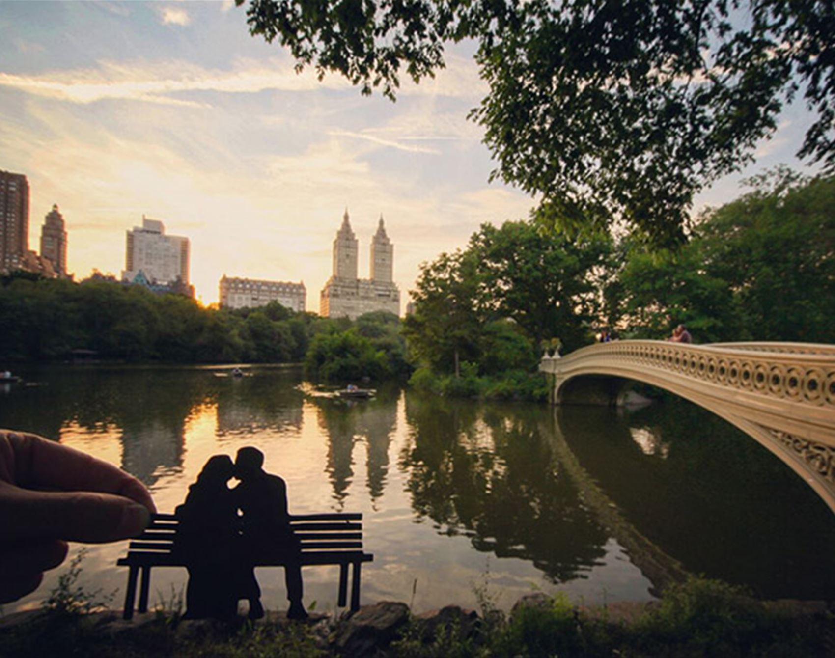 playful paper cut-outs turn landmarks into art