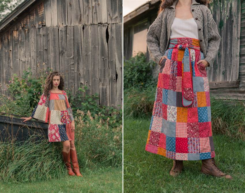 honeybea turns salvaged textiles into new duds