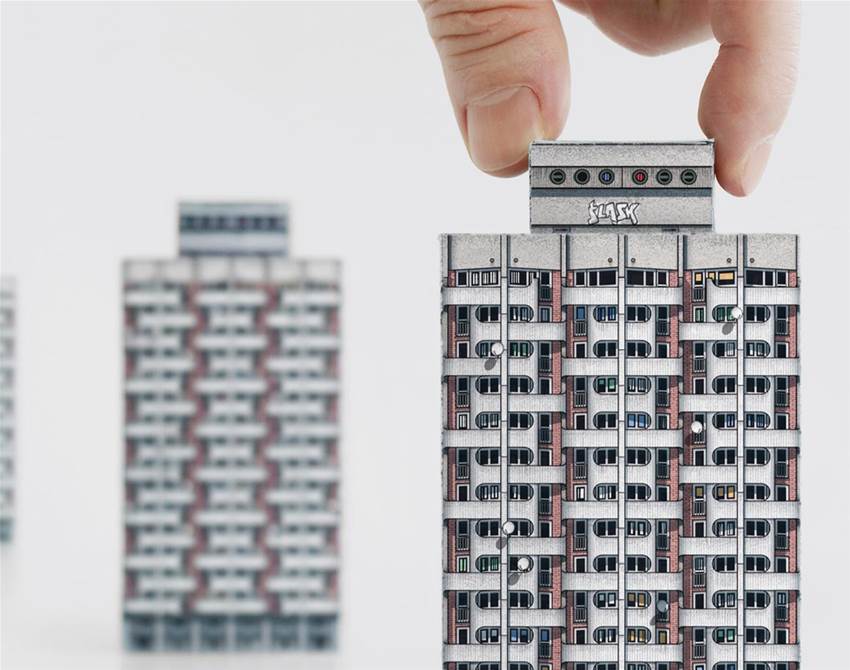 make your own brutalist buildings