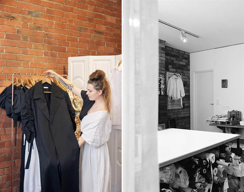 inside slow-fashion label kalaurie's first showroom