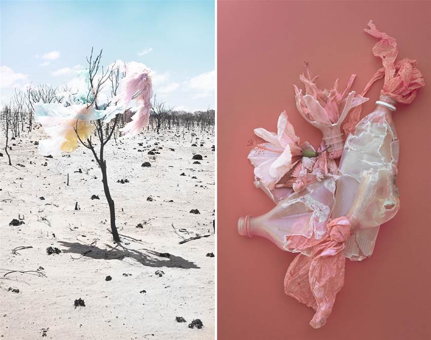 thirza schaap turns beach trash into art