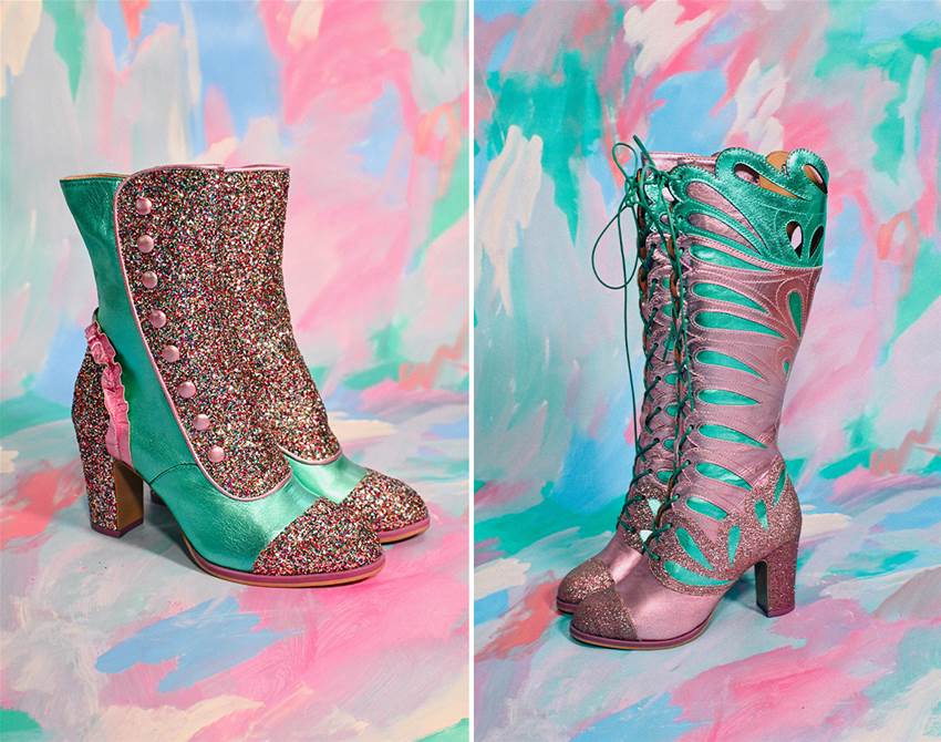 check out rachel burke and fluevog&#8217;s sparkly collab