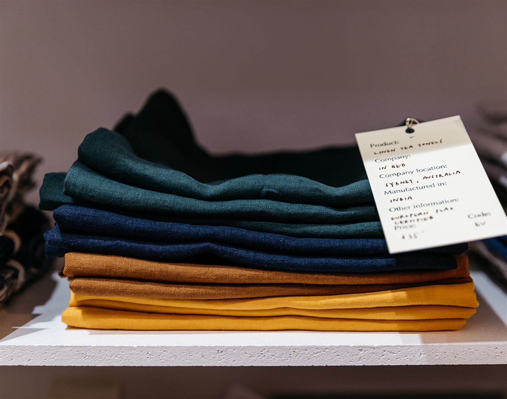 step inside homewares shop and quilting studio, heirloom quality supplies