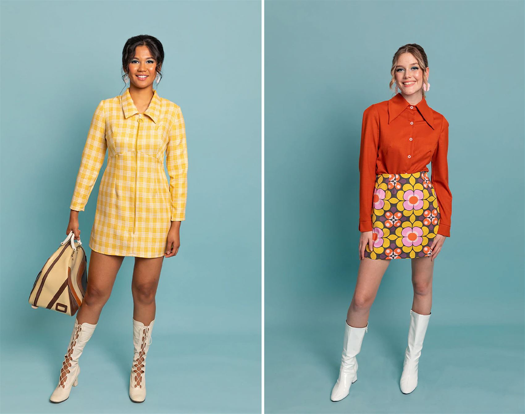 closet mod's duds are inspired by retro air travel looks