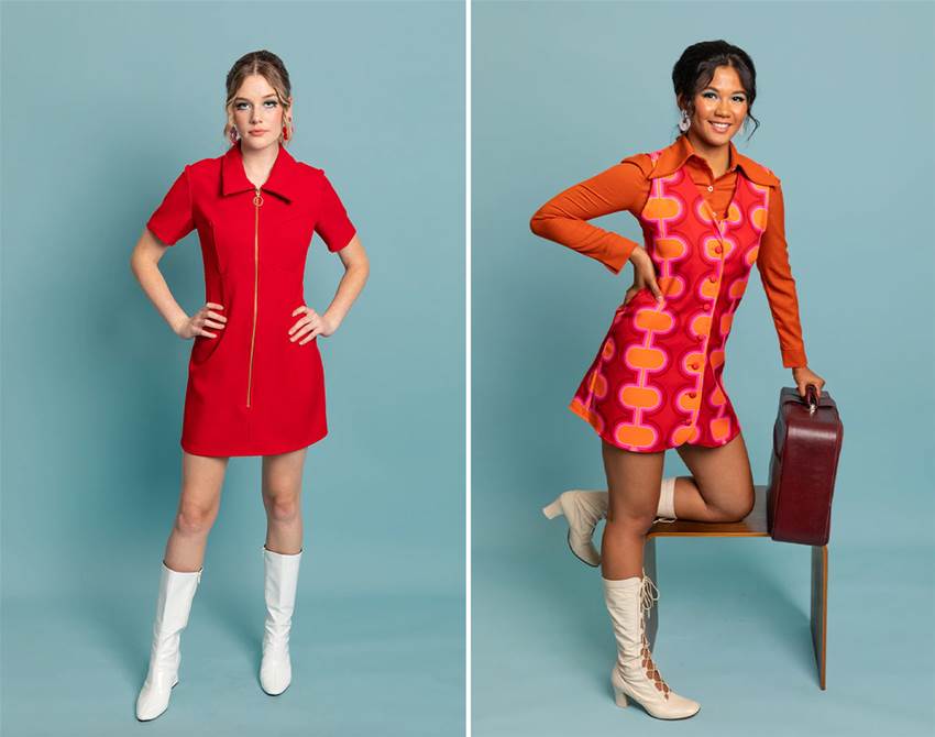 closet mod's duds are inspired by retro air travel looks
