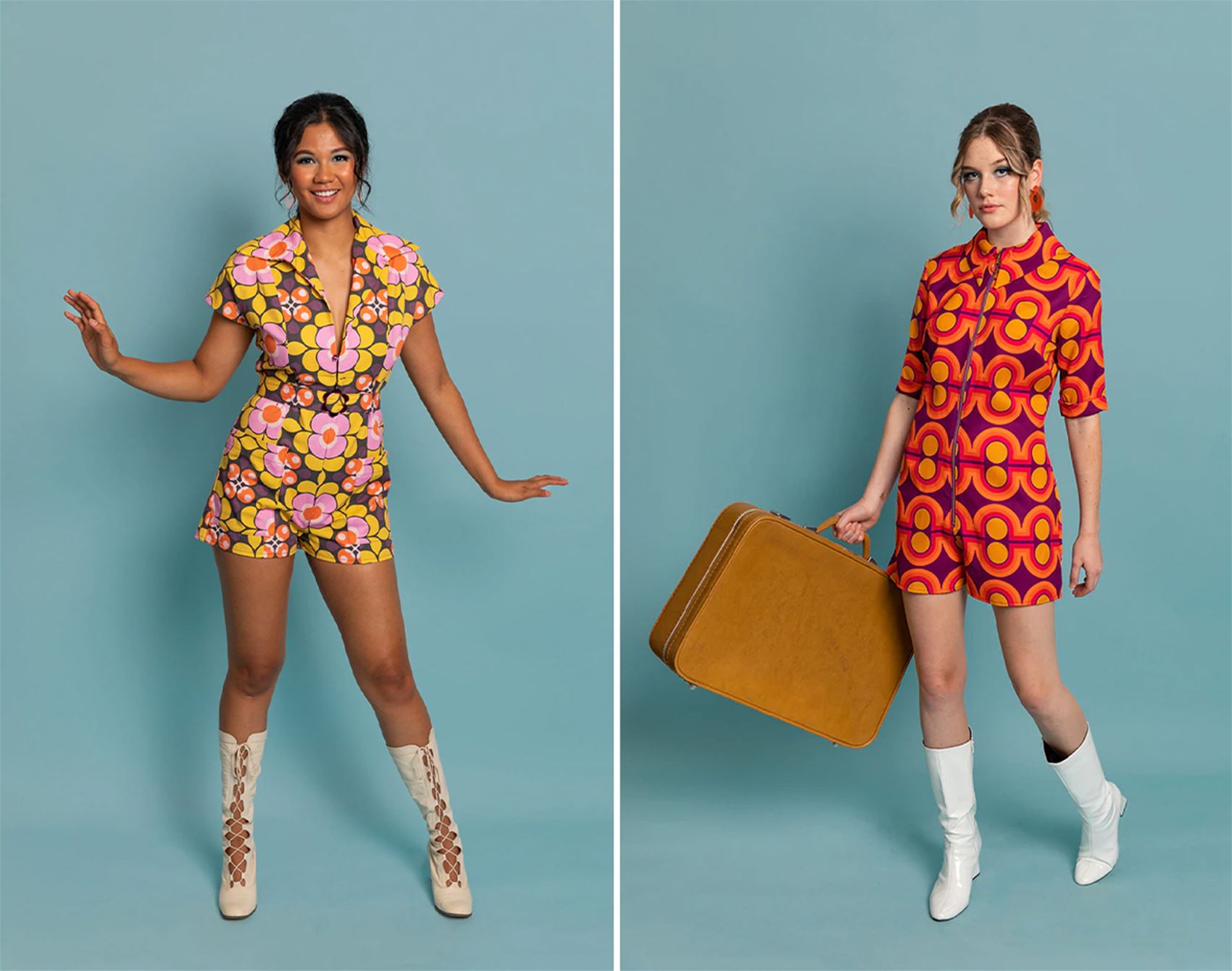 closet mod's duds are inspired by retro air travel looks