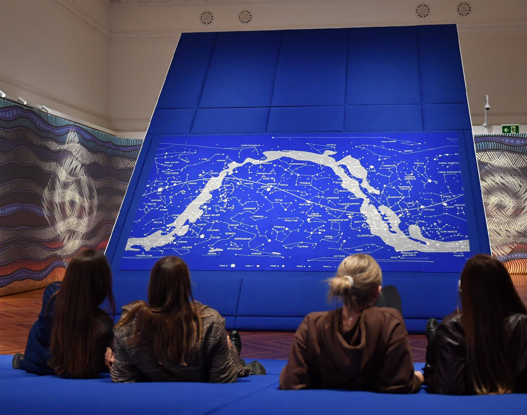 spy a knitted map of the stars at this new exhibition in melbourne